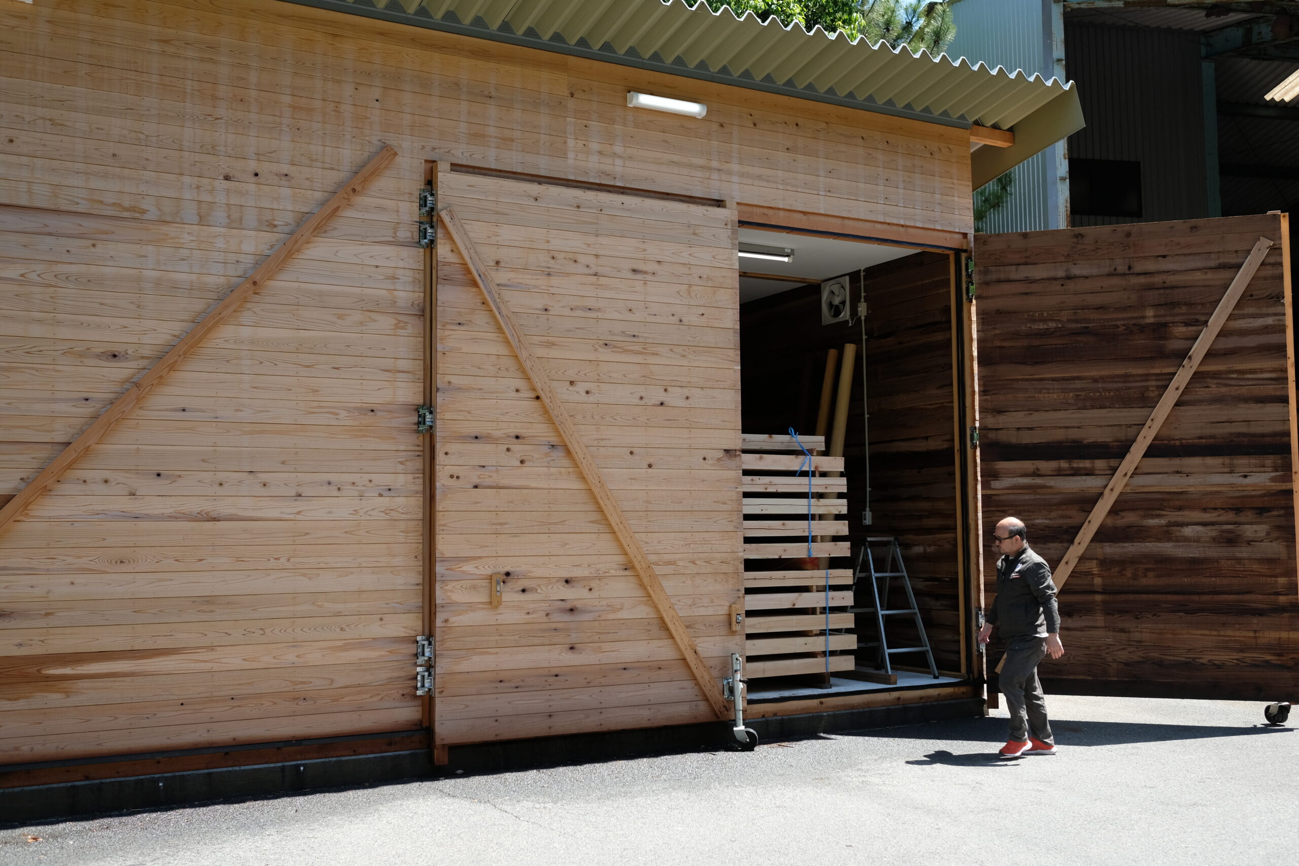 バイオ乾燥見学会・本日開催しました